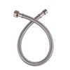 Hausen 20-Inch Stainless Steel Faucet Connector 3/8'' C X 1/2"FIP, Faucet Supply Line, 2PK HA-FC-104